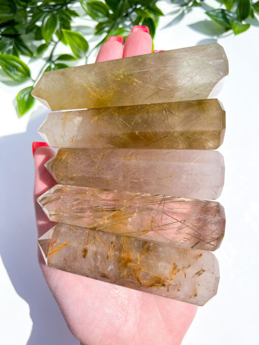 Golden Rutile Quartz point