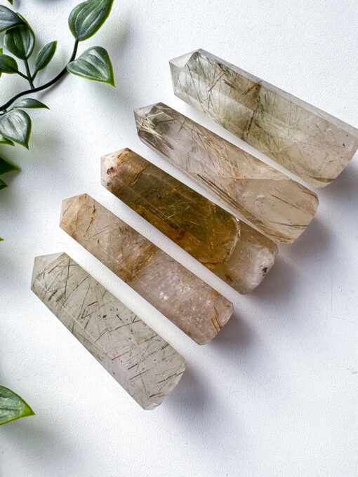 Golden Rutile Quartz point