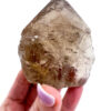 Smoky Quartz half polished point