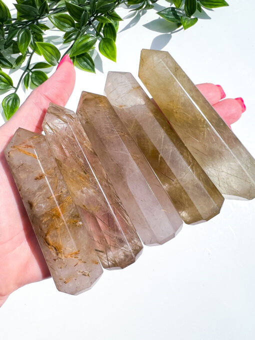 Golden Rutile Quartz point