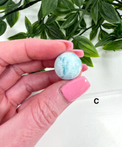 Larimar sphere