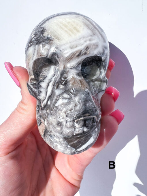 Zebra Calcite Skulls | A-E - Image 6