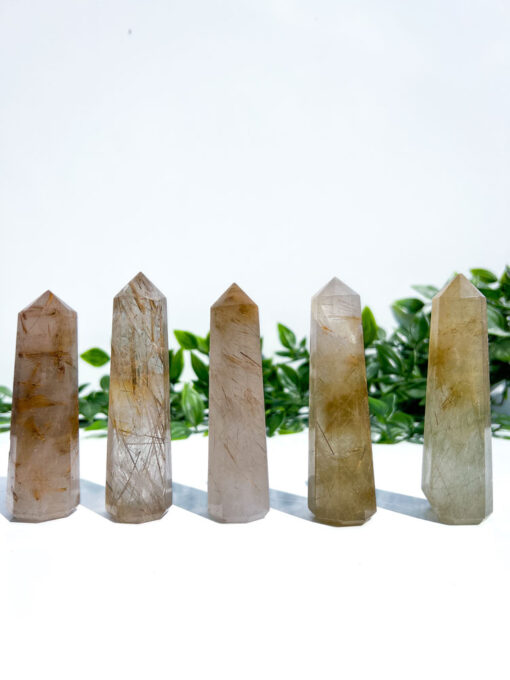 Golden Rutile Quartz point