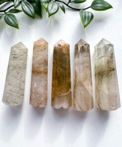 Golden Rutile Quartz point