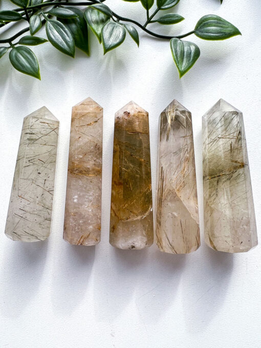 Golden Rutile Quartz point