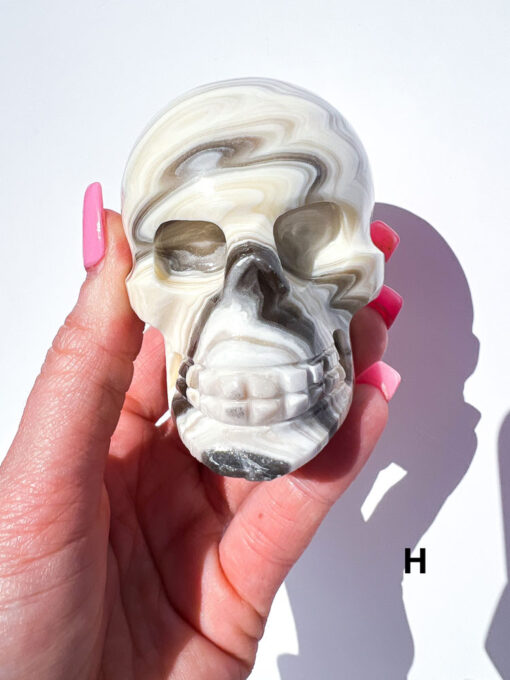 Zebra Calcite Skulls | F-J - Image 9