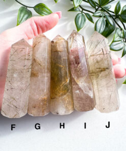 Golden Rutile Quartz point