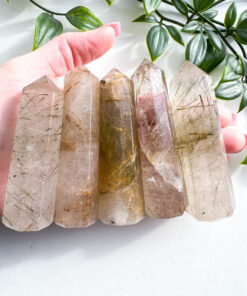 Golden Rutile Quartz point