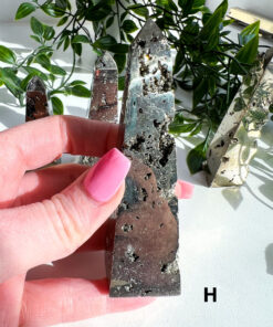 Pyrite obelisk