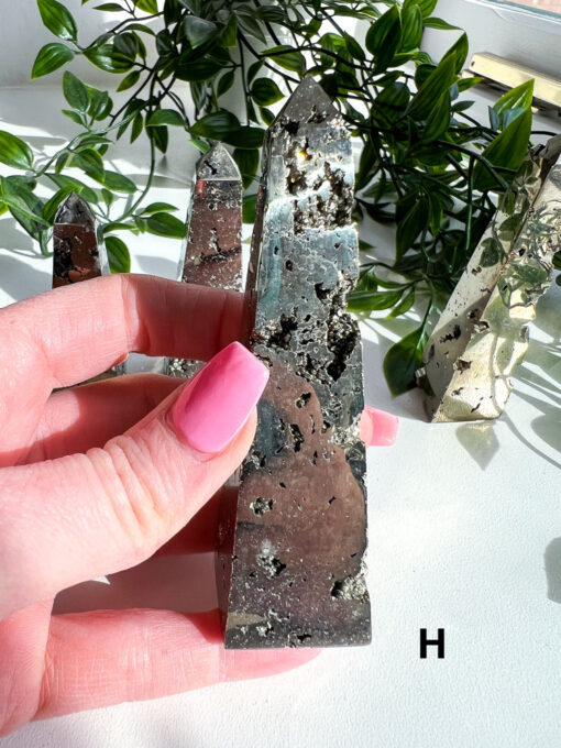 Pyrite obelisk