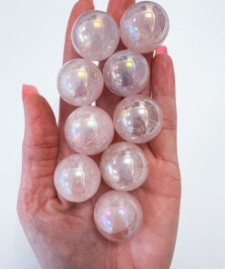 Rose Quartz Aura spheres