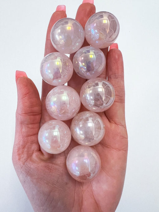 Rose Quartz Aura spheres