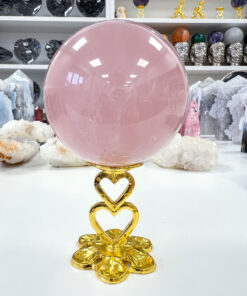 star Rose Quartz sphere