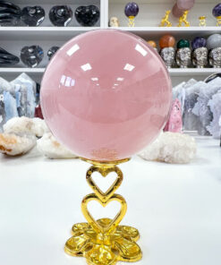 star Rose Quartz sphere