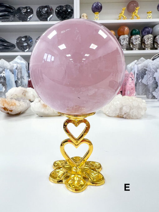 star Rose Quartz sphere