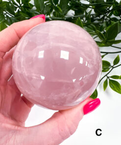 star Rose Quartz sphere