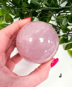 star Rose Quartz sphere