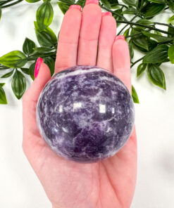 Large Lepidolite Sphere