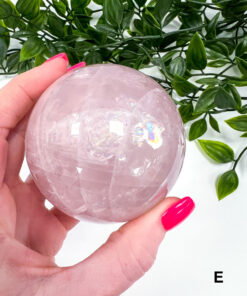 star Rose Quartz sphere