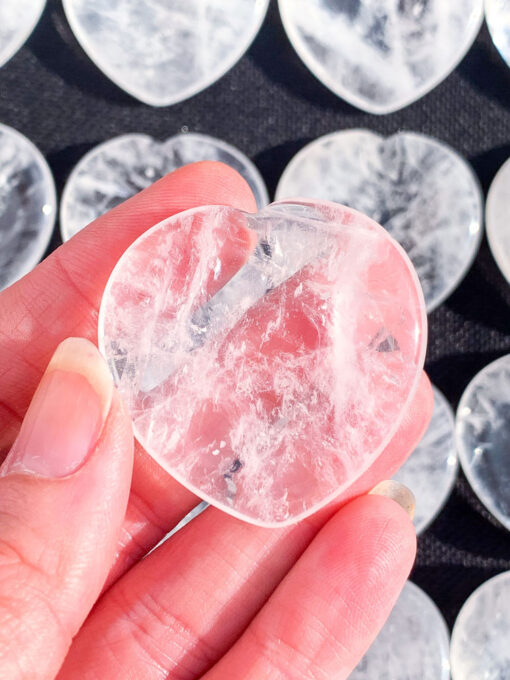 Clear Quartz Worry Stone