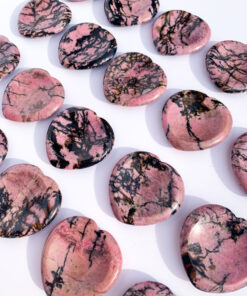 Rhodonite worry stone