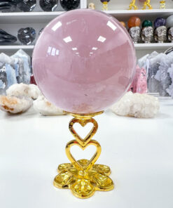 star Rose Quartz sphere