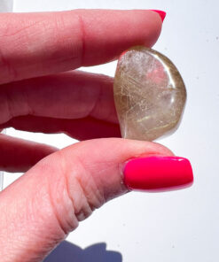 Golden Rutile Quartz tumble