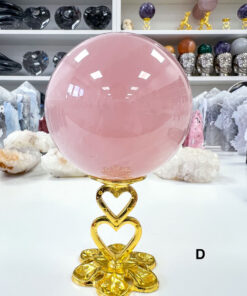 star Rose Quartz sphere