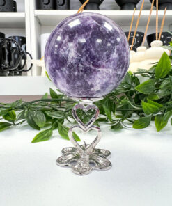 Large Lepidolite Sphere