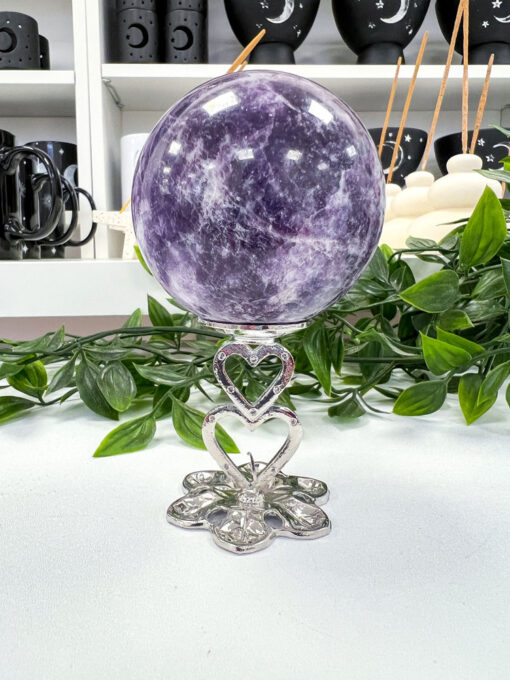 Large Lepidolite Sphere