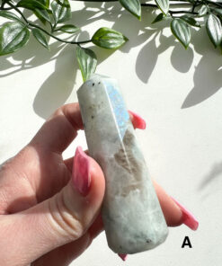 Rainbow Moonstone point