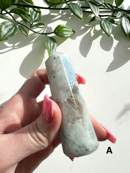 Rainbow Moonstone point