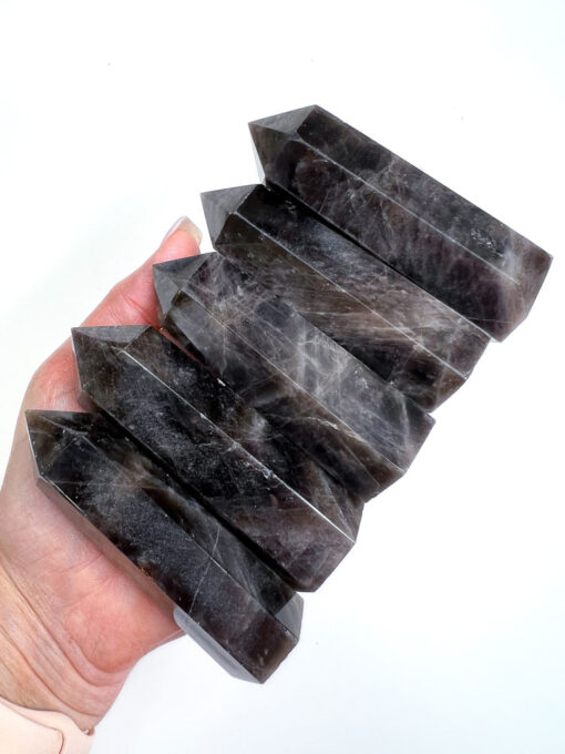 Black Rose Quartz point