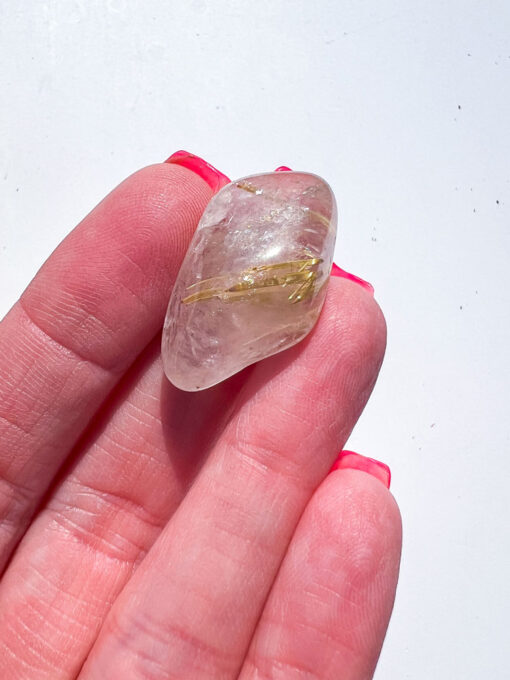 Golden Rutile Quartz tumble