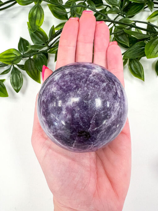 large Lepidolite sphere