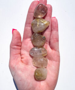 Golden Rutile Quartz tumble