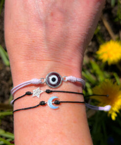 Sterling Silver Adjustable Star Bracelet