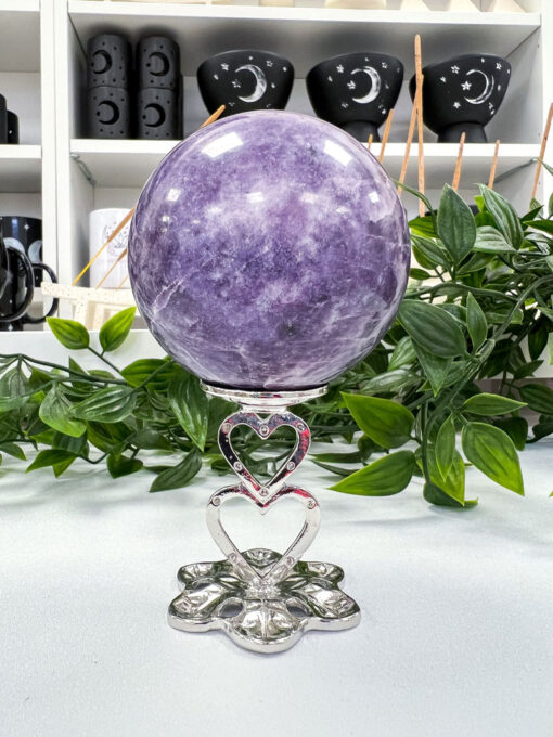 large Lepidolite sphere