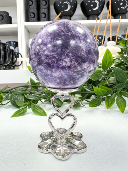 Large Lepidolite Sphere