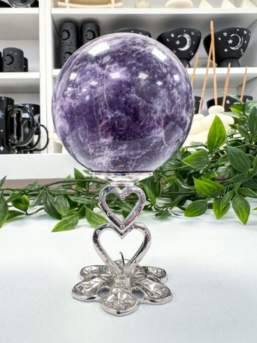 Large Lepidolite Sphere