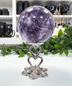 Large Lepidolite Sphere