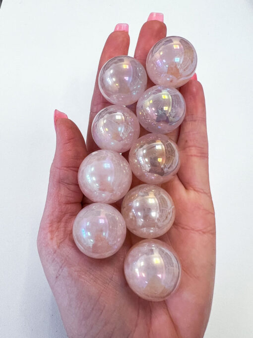 Rose Quartz Aura spheres