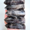 Black Rose Quartz point