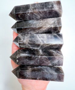 Black Rose Quartz point