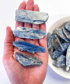 Raw Blue Kyanite blade