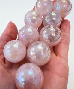 Rose Quartz Aura spheres