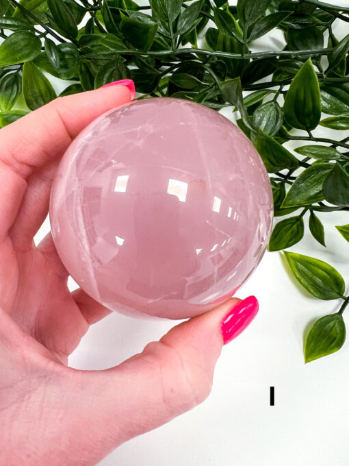 star Rose Quartz sphere