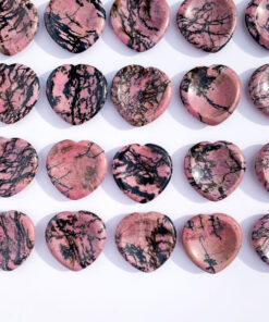 Rhodonite worry stone