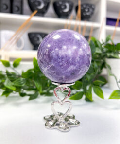 large Lepidolite sphere