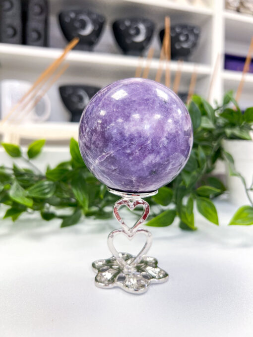 large Lepidolite sphere